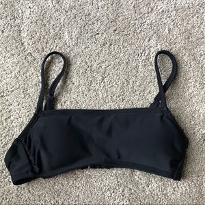 Black bathing suit top